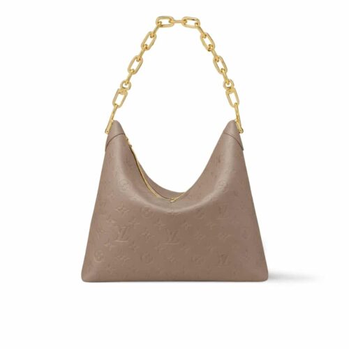 Louis Vuitton Coussin Hobo MM Galet Grey 30Cm M12071
