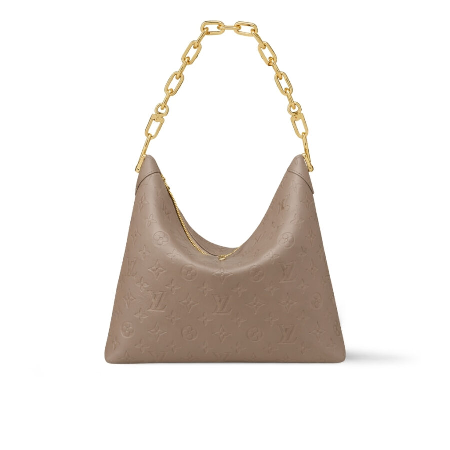 Louis Vuitton Coussin Hobo MM Galet Grey 30Cm M12071