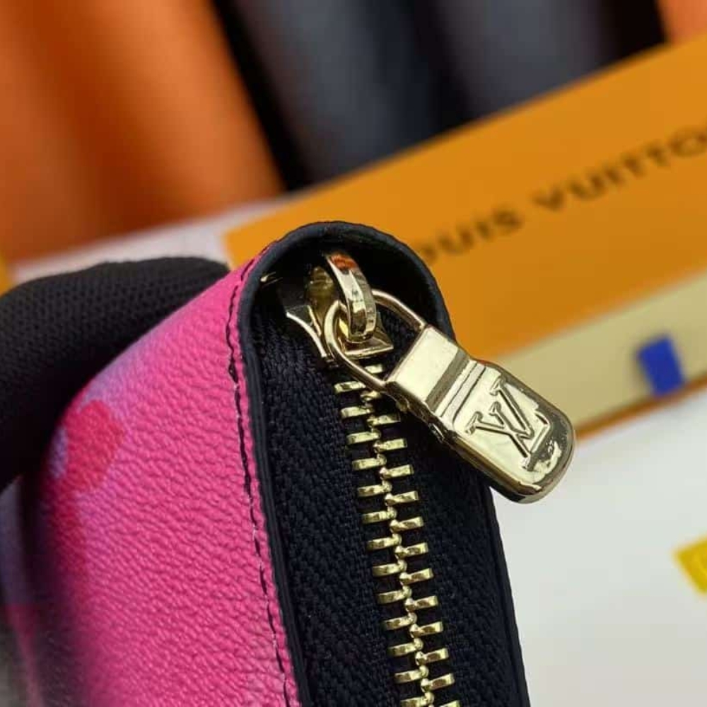 LOUIS VUITTON ZIPPY WALLET MIDNIGHT FUCHSIA 19CM M81349 - Image 5
