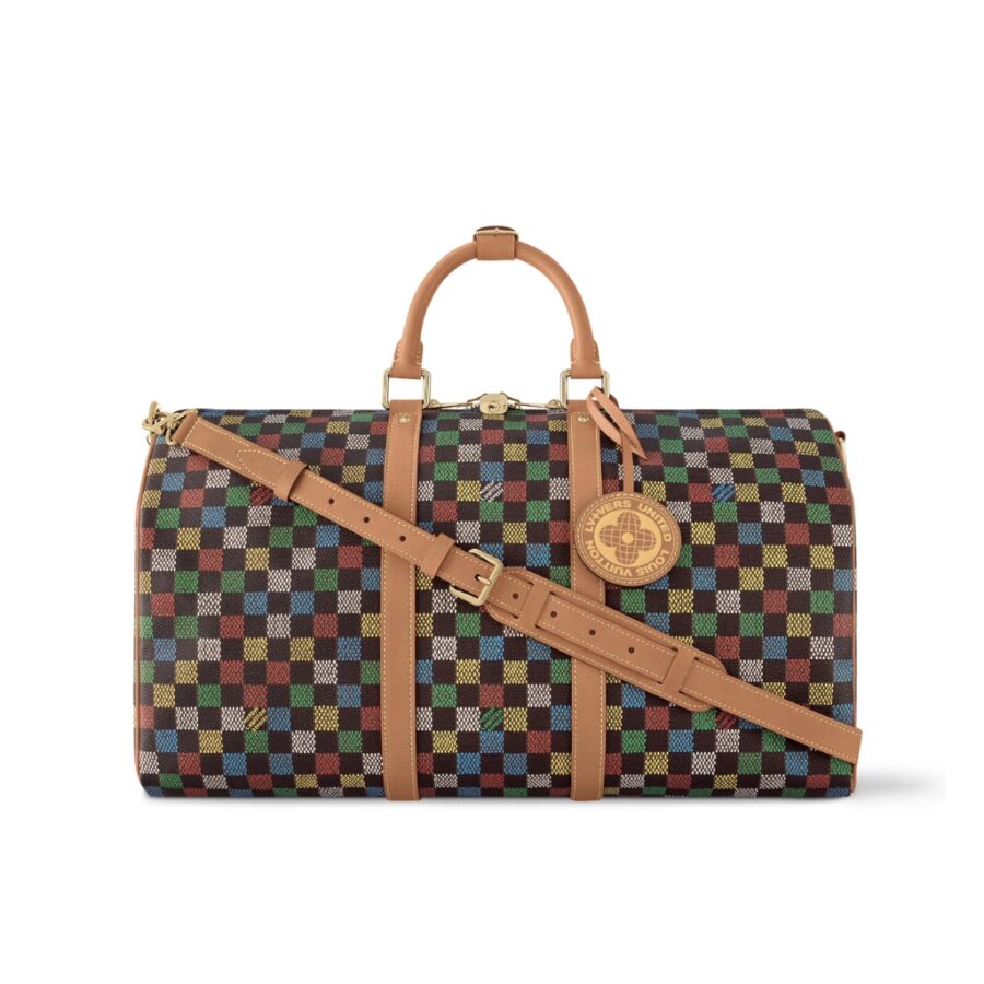 Louis Vuitton Keepall Bandoulière 50 Damier Ebene Muticolor 50Cm N00170