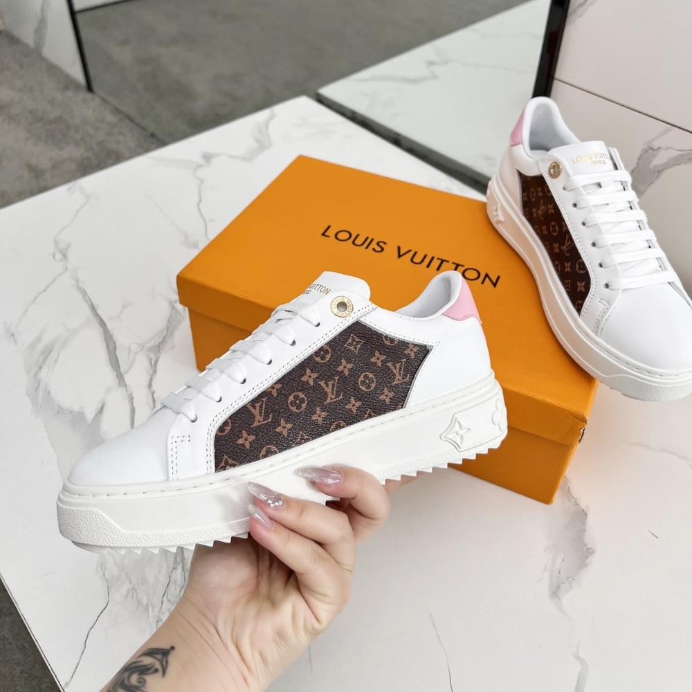 LOUIS VUITTON X TAKASHI MURAKAMI TIME OUT SNEAKER WHITE 1AGWOL - Image 5