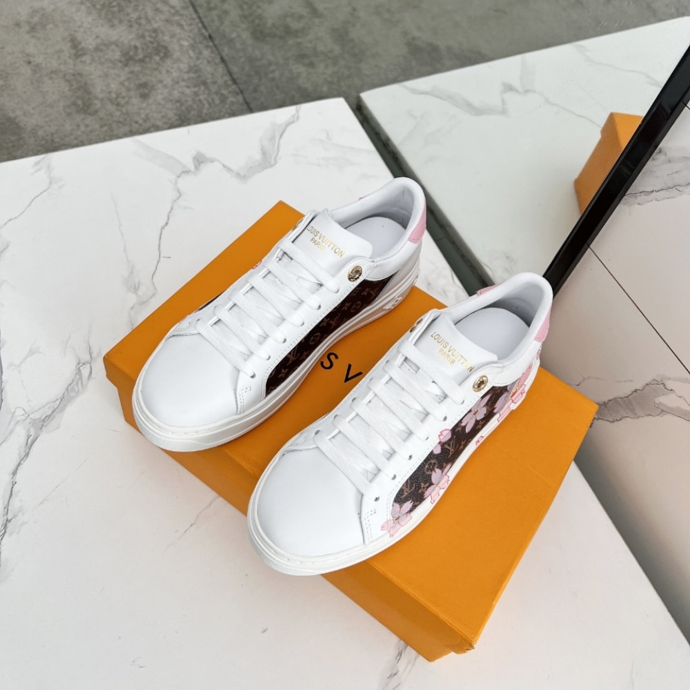 LOUIS VUITTON X TAKASHI MURAKAMI TIME OUT SNEAKER WHITE 1AGWOL - Image 7