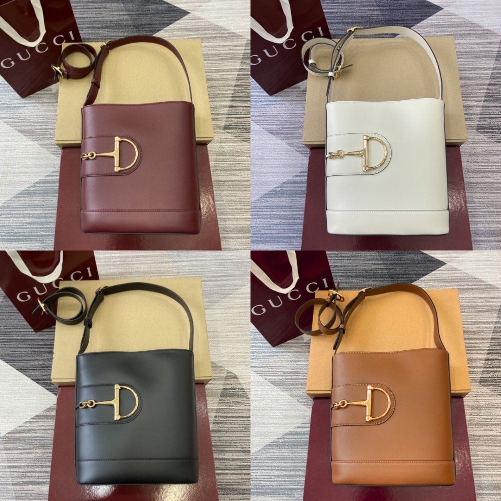 GUCCI 73 SMALL BUCKET BAG ROSSO ANCORA RED LEATHER 20CM 833665 AAEC2 6207 - Image 11