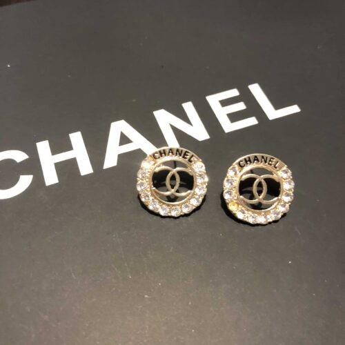 Alternative view of Chanel Cc Earrings Gold