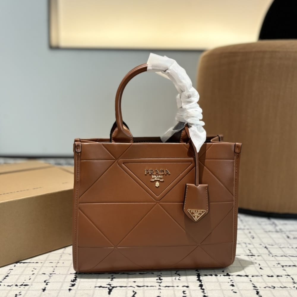 PRADA SMALL SYMBOLE BAG WITH TOPSTITCHING CARAMEL 28CM 1BA379 ASK F03OE V OCO - Image 2