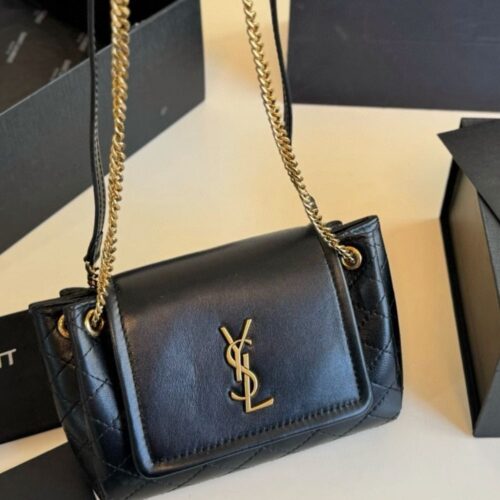 Alternative view of Saint Laurent Mini Nolita In Black 18cm 6727381el071000