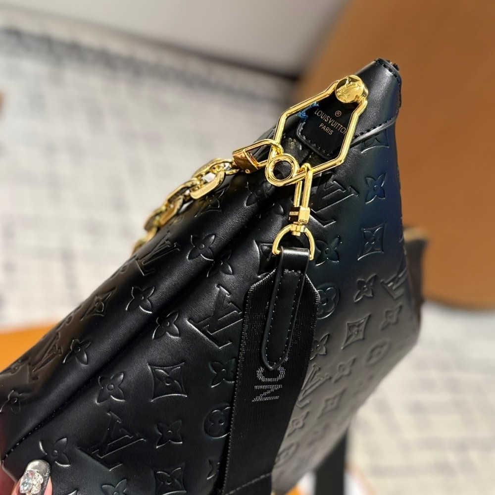 LOUIS VUITTON COUSSIN HOBO MM BLACK 30CM M12068 - Image 3