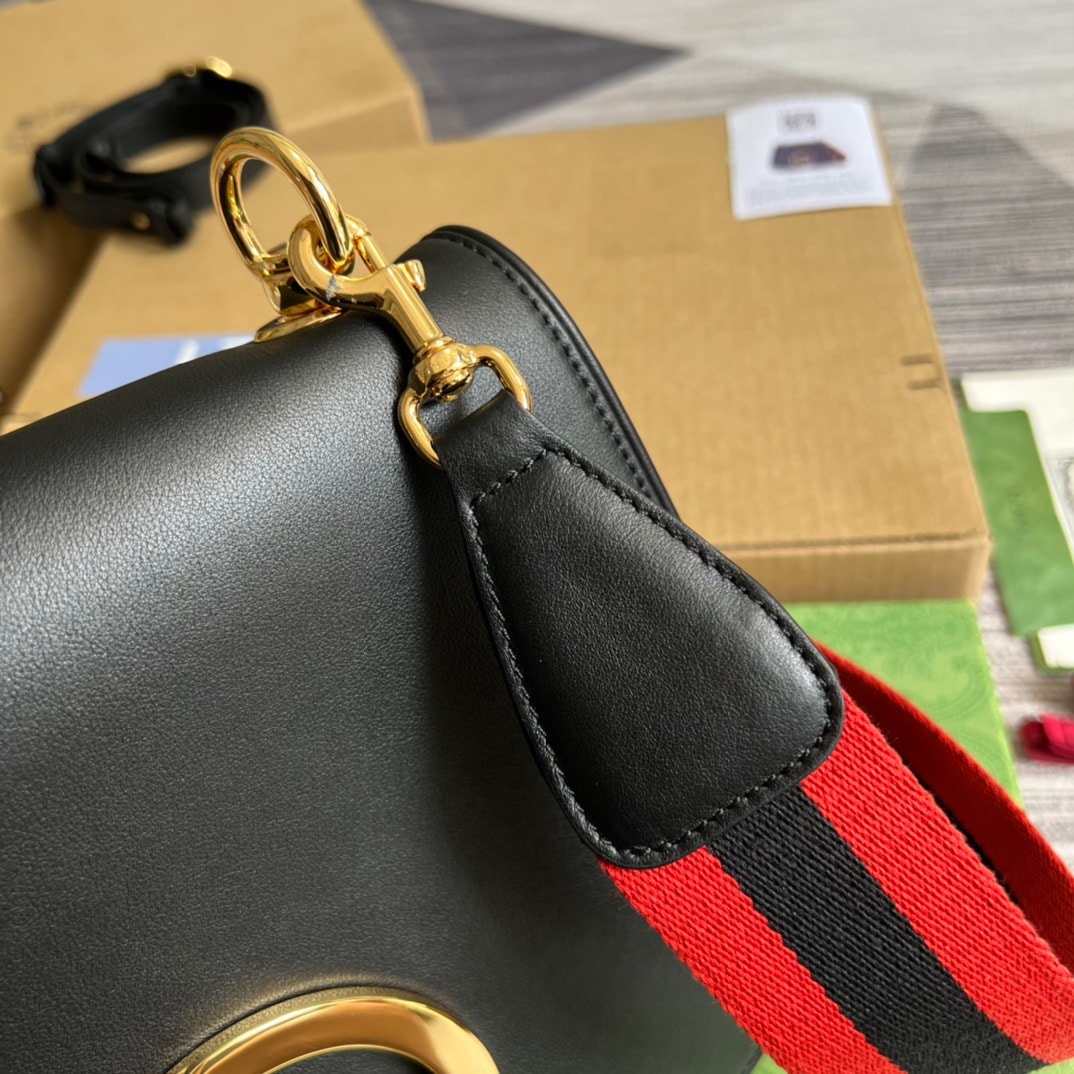 GUCCI BLONDIE MEDIUM BAG BLACK 29CM 699210 UXXAG 1064 - Image 7