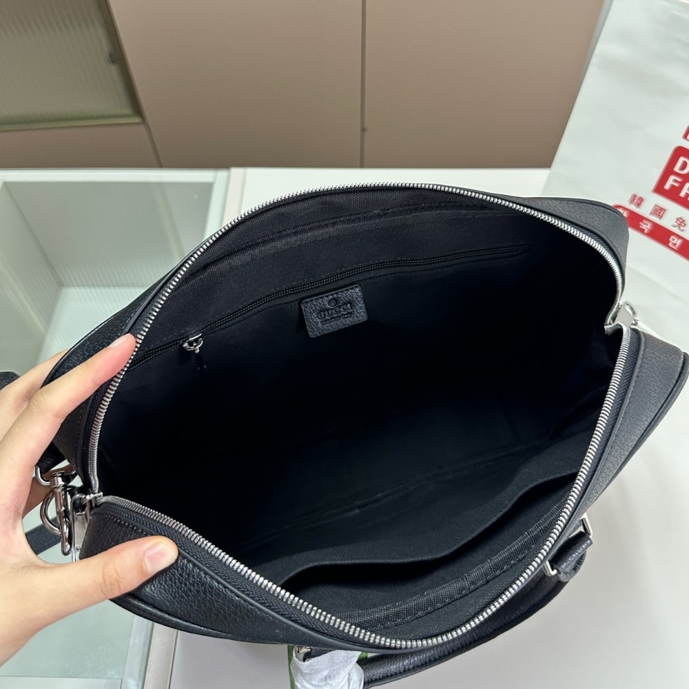 GUCCI MEDIUM GG BRIEFCASE WITH TAG BLACK 40CM 795461 FACU5 1000 - Image 3