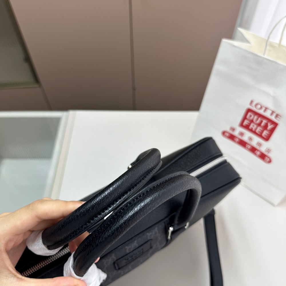 GUCCI MEDIUM GG BRIEFCASE WITH TAG BLACK 40CM 795461 FACU5 1000 - Image 5