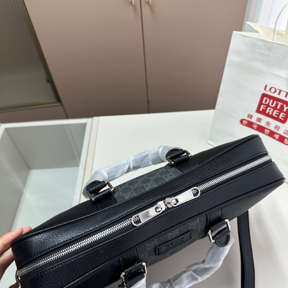 GUCCI MEDIUM GG BRIEFCASE WITH TAG BLACK 40CM 795461 FACU5 1000 - Image 6