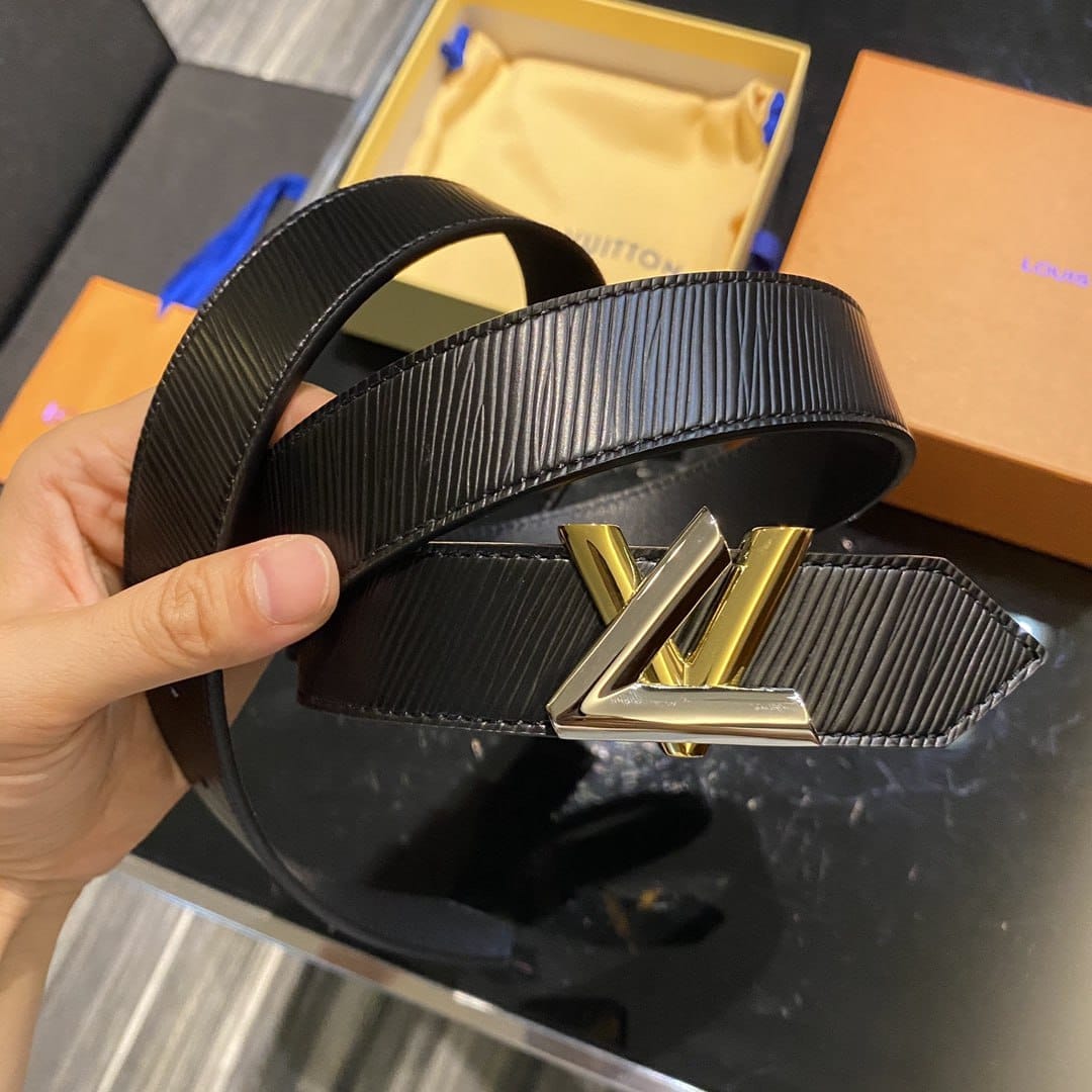 LOUIS VUITTON TWIST BELT BLACK M9360U - Image 6
