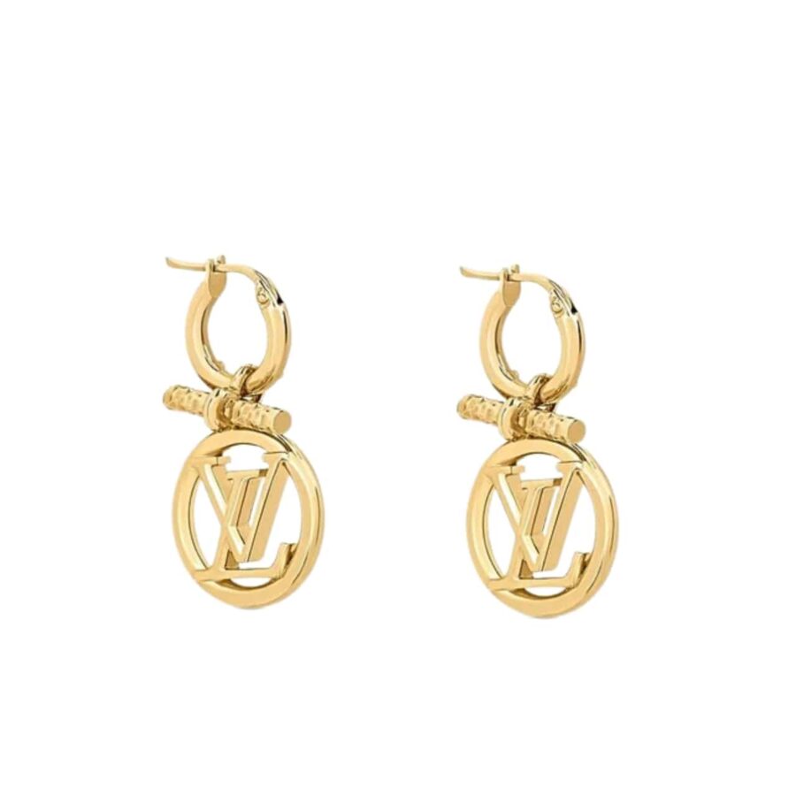 LOUIS VUITTON LV BABY LOUISE EARRINGS GOLGOLD M00613