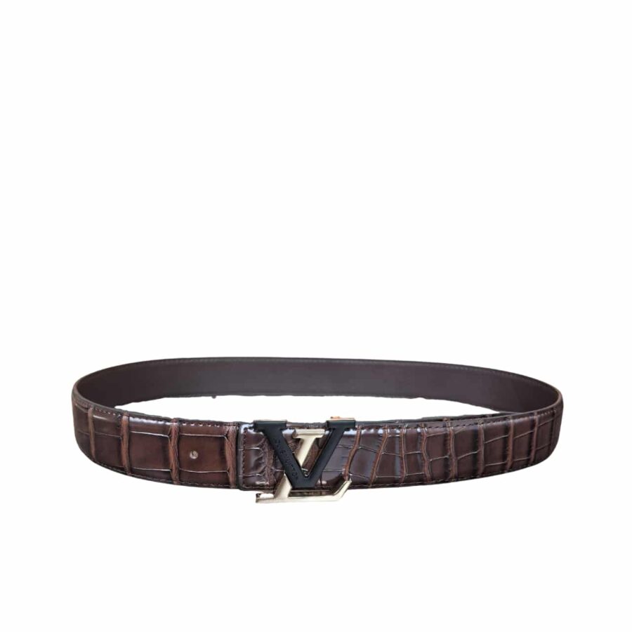 LOUIS VUITTON LV INITIALES REVERSIBLE BELT BROWN 38MM
