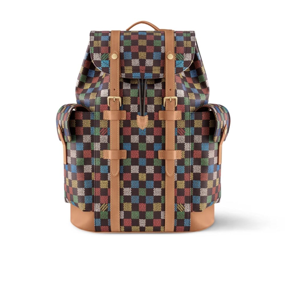 LOUIS VUITTON CHRISTOPHER MM BACKPACK MULTICOLOR 44CM N00163