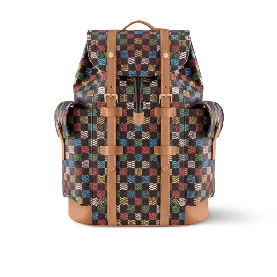 LOUIS VUITTON CHRISTOPHER MM BACKPACK MULTICOLOR 44CM N00163