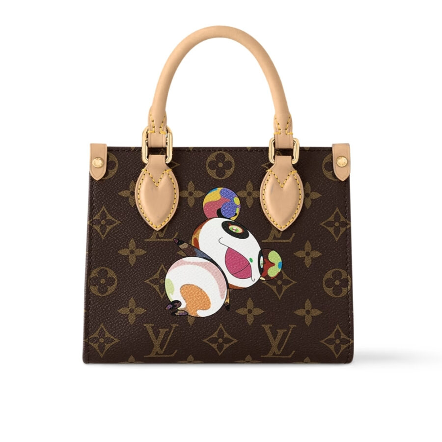 Louis Vuitton X Takashi Murakami Onthego BB Monogram Canvas Brown 18Cm M13668