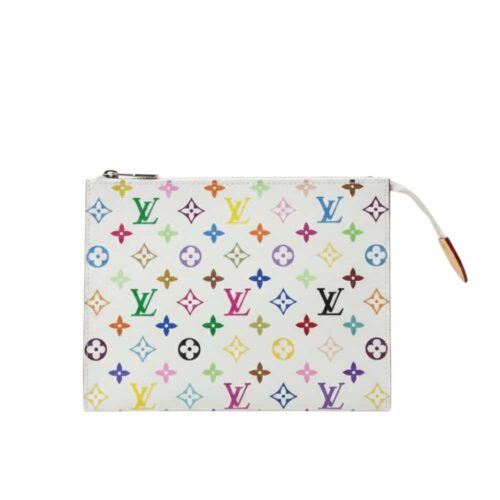 Louis Vuitton X Murakami Toiletry Pouch Monogram White 25Cm