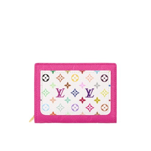 Louis Vuitton X Murakami Portefeuille Claire Kawaii Pink 11cm