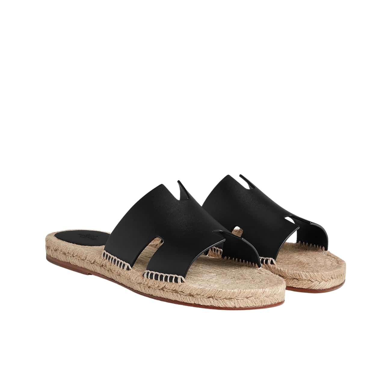 HERMES ANTIGUA ESPADRILLE NOIR H231000ZH02440
