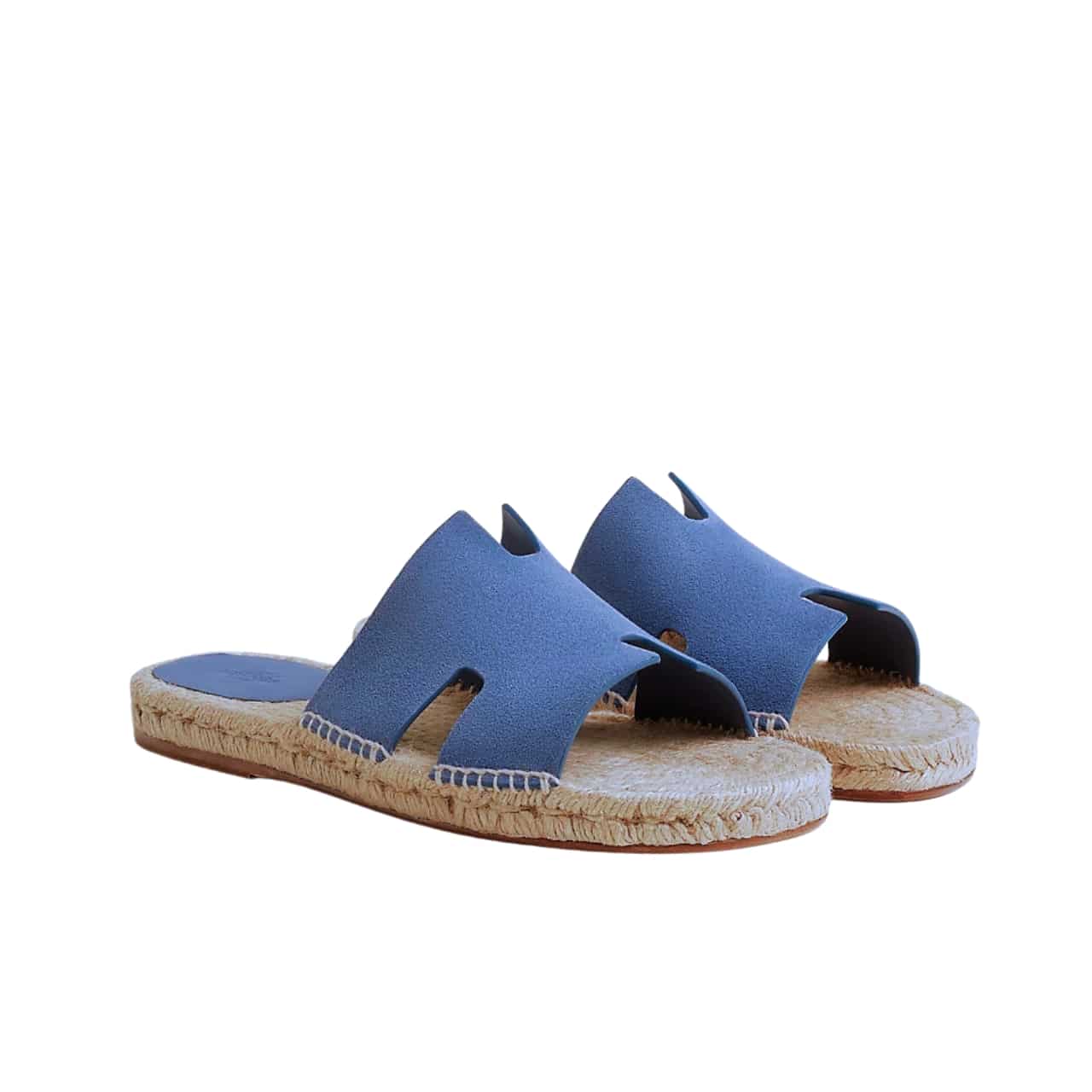 HERMES ANTIGUA ESPADRILLE BLUE
