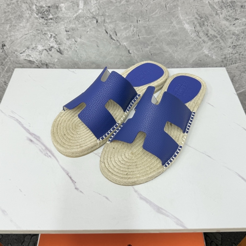HERMES ANTIGUA ESPADRILLE BLUE - Image 2