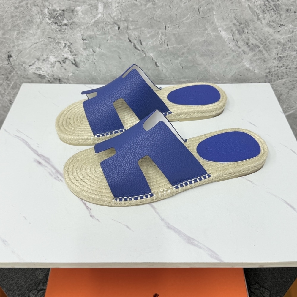 HERMES ANTIGUA ESPADRILLE BLUE - Image 3