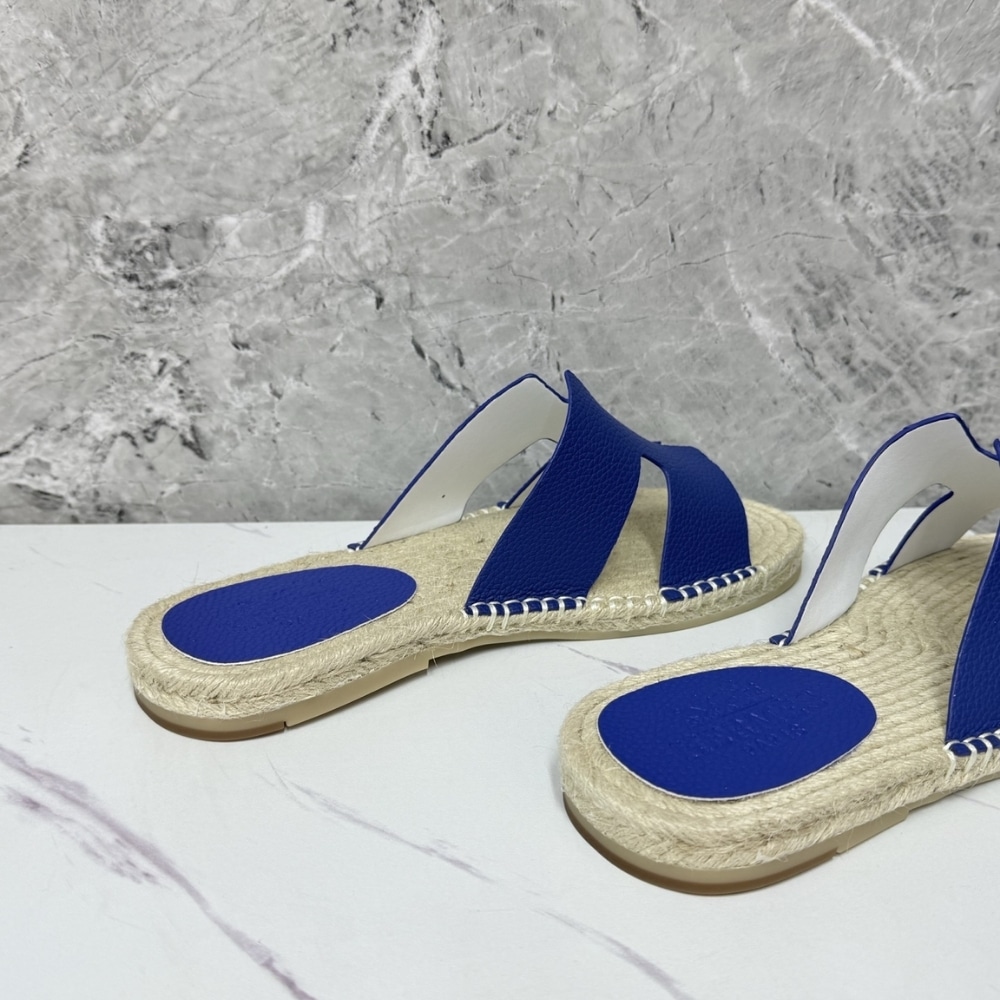 HERMES ANTIGUA ESPADRILLE BLUE - Image 4