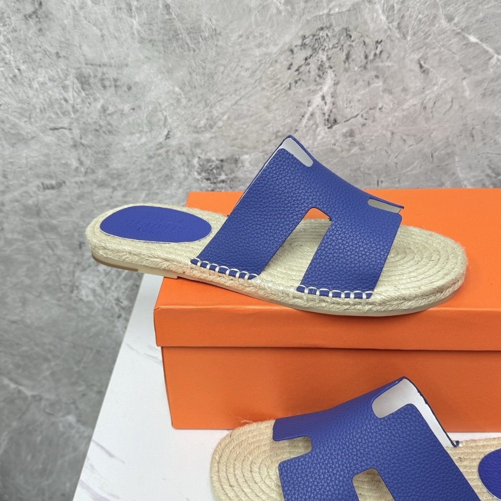HERMES ANTIGUA ESPADRILLE BLUE - Image 5