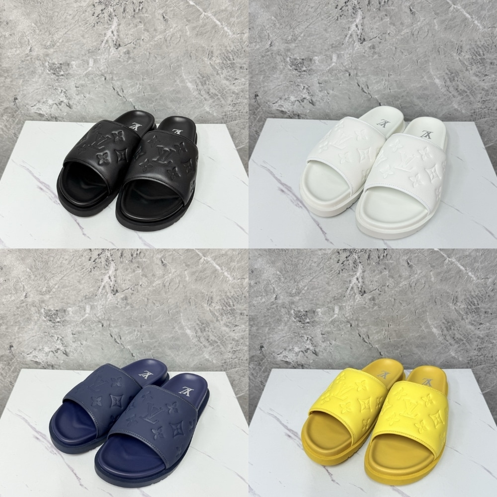 LOUIS VUITTON MIAMI MULE EMBOSSED SYNTHETIC WHITE 1ADGGI - Image 6