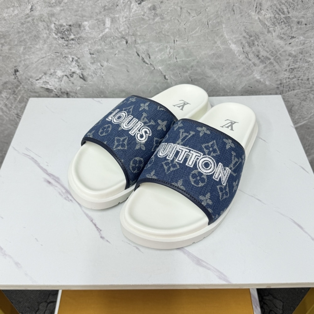 LOUIS VUITTON MIAMI MULE DENIM BLUE - Image 2
