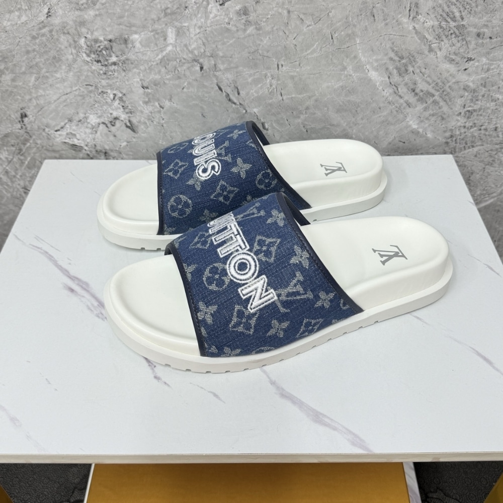 LOUIS VUITTON MIAMI MULE DENIM BLUE - Image 3