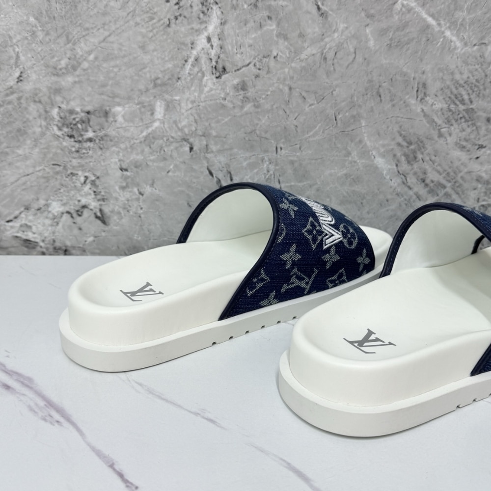 LOUIS VUITTON MIAMI MULE DENIM BLUE - Image 4
