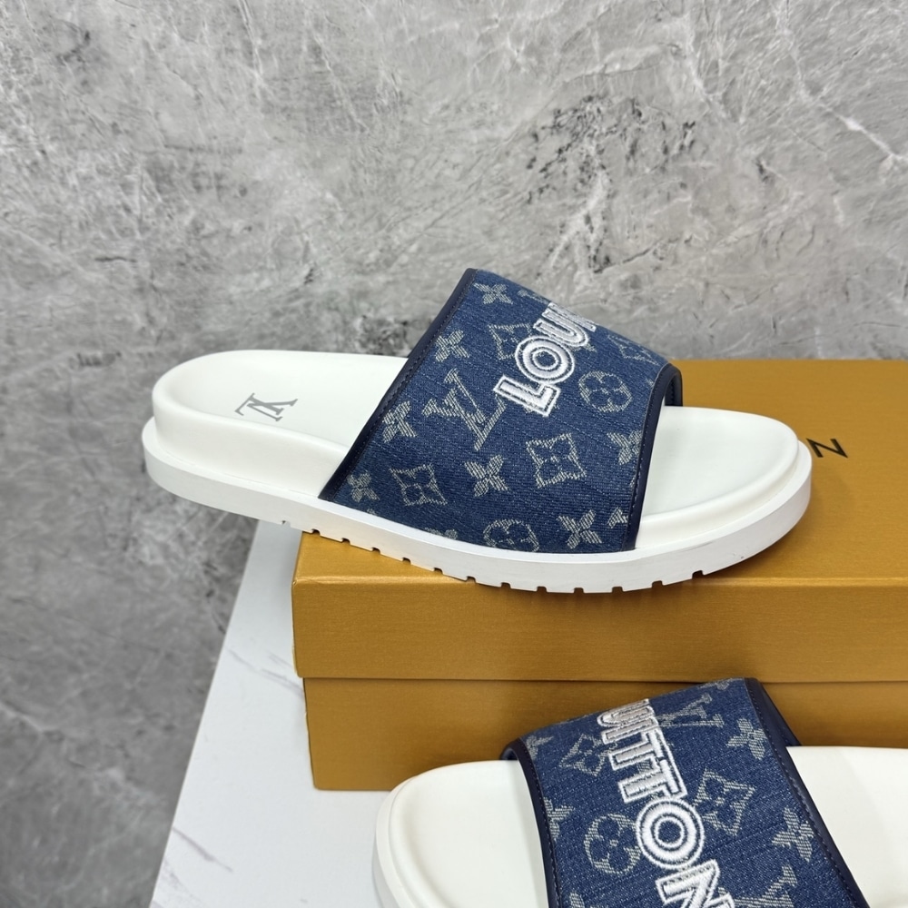 LOUIS VUITTON MIAMI MULE DENIM BLUE - Image 5
