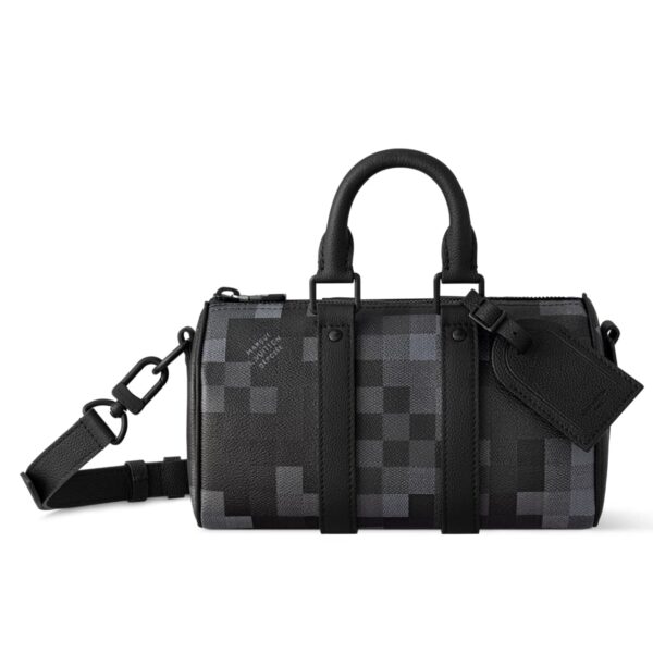 LOUIS VUITTON KEEPALL BANDOULIÈRE 25 BLACK 25CM M14919