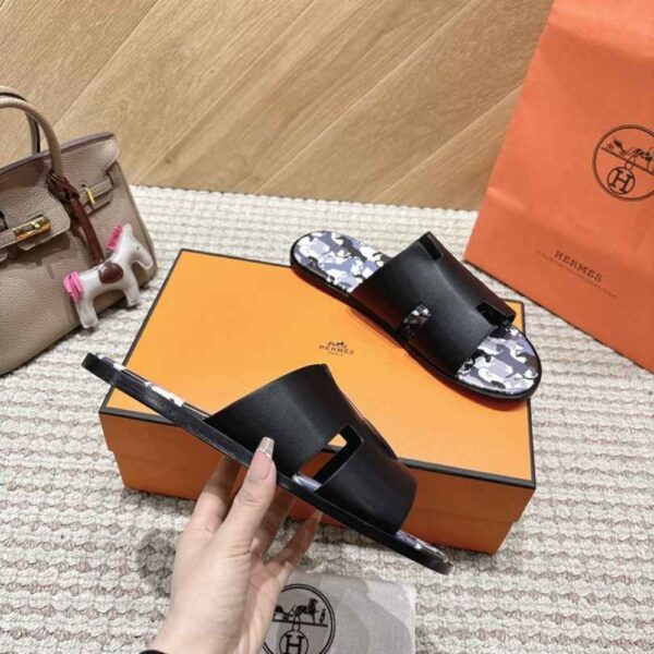 HERMES IZMIR SANDAL NOIR H242878ZH01410 - Image 4