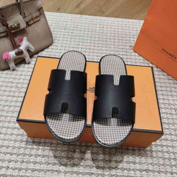 HERMES IZMIR SANDAL NOIR H241869ZH02405 - Image 2