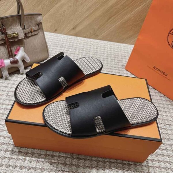 HERMES IZMIR SANDAL NOIR H241869ZH02405 - Image 5