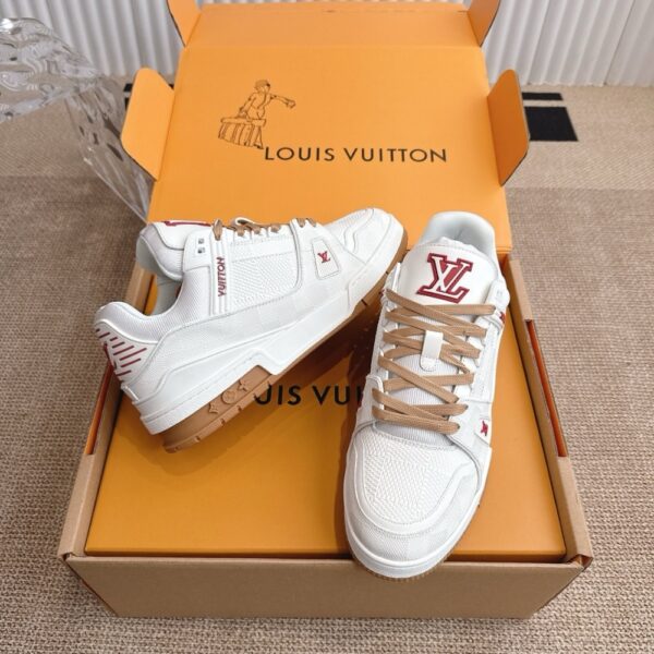 LOUIS VUIITON LV TRAINER SNEAKER WHITE 1AHTSJ - Image 3