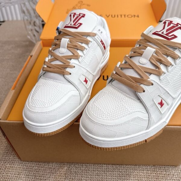 LOUIS VUIITON LV TRAINER SNEAKER WHITE 1AHTSJ - Image 5