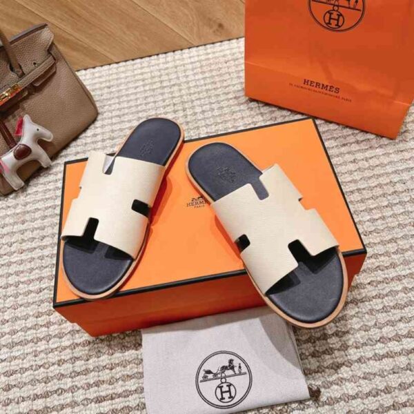 HERMES IZMIR SANDAL BLANC GOMME H221824ZHGC465 - Image 6