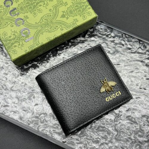 Alternative view of Gucci Animalier Bi Fold Wallet Black 11cm 523664 Dj20t 1000