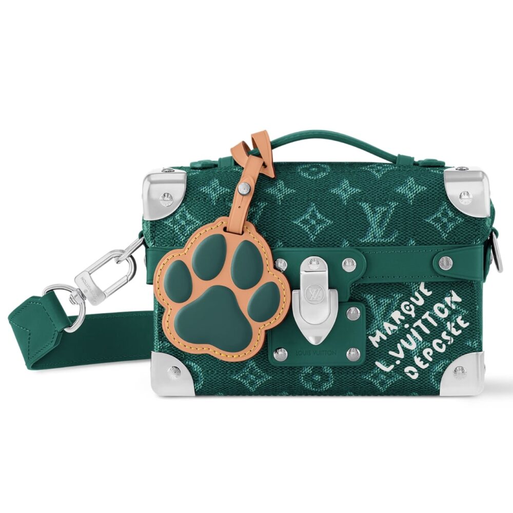 LOUIS VUITTON SOUL TRUNK BAG GREEN 19CM M12686