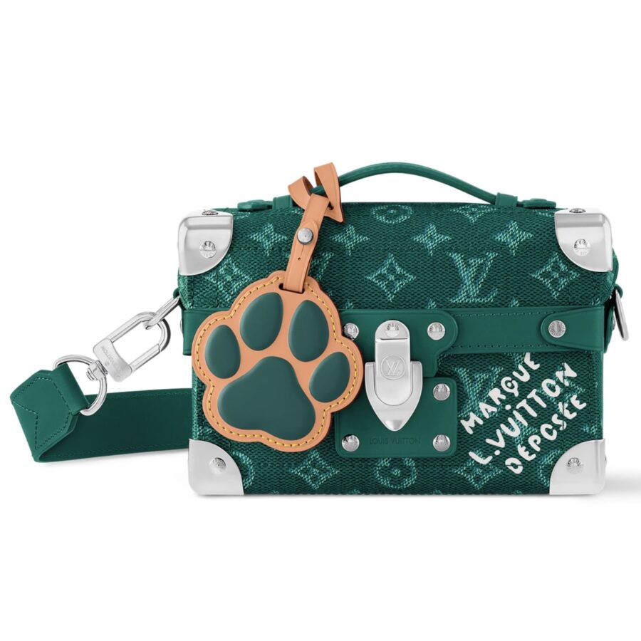 LOUIS VUITTON SOUL TRUNK BAG GREEN 19CM M12686
