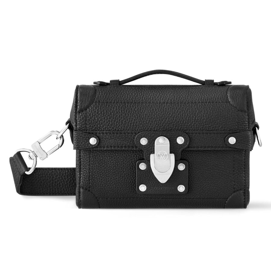 LOUIS VUITTON SOUL TRUNK BAG BLACK 19CM M11516