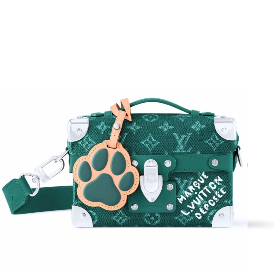 LOUIS VUITTON SOUL TRUNK BAG GREEN 19CM M12686