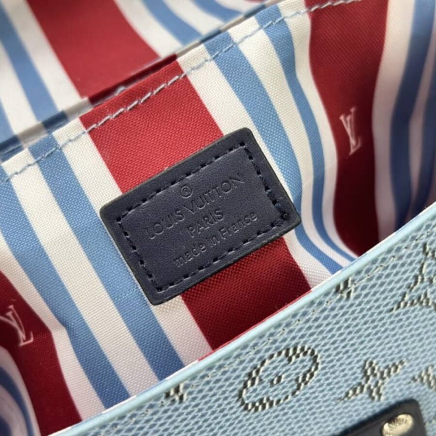 Alternative view of Louis Vuitton Soul Trunk Bag Monogram Blue 19Cm M15035