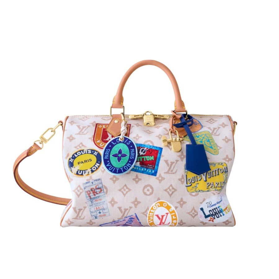 LOUIS VUITTON SPEEDY SOFT 30 MONOGRAM DUNE 30CM M14587