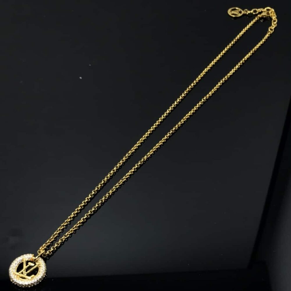 LOUIS VUITTON LOUISE BY NIGHT NECKLACE GOLD M00759 - Image 5