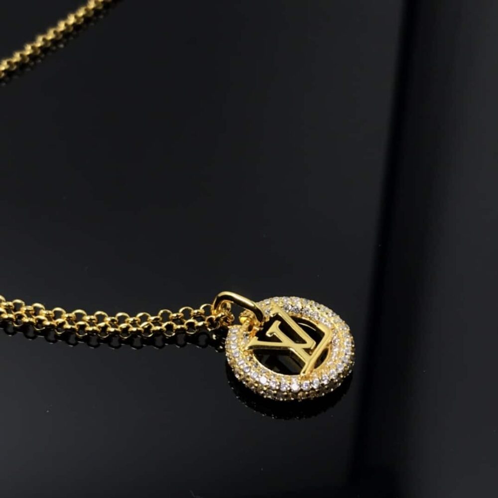 LOUIS VUITTON LOUISE BY NIGHT NECKLACE GOLD M00759 - Image 3